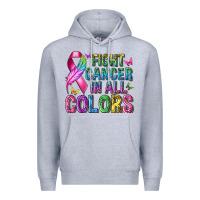 Heather Grey fight cancer in all colors Premium Hoodie - texasbilliewilder