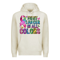 Oatmeal Heather fight cancer in all colors Premium Hoodie - texasbilliewilder