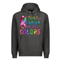 Charcoal Heather fight cancer in all colors Premium Hoodie - texasbilliewilder