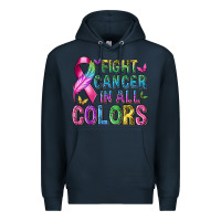 Navy fight cancer in all colors Premium Hoodie - texasbilliewilder