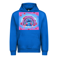 Cobalt stitch rainbow Urban Hoodie - Zillion Design Studio