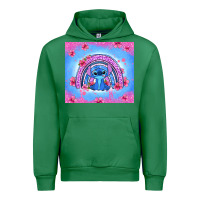Emerald stitch rainbow Urban Hoodie - Zillion Design Studio