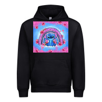 Foreset Green stitch rainbow Urban Hoodie - Zillion Design Studio