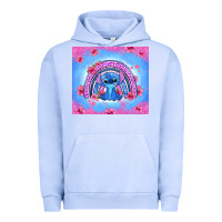 Pigment Grape Ice stitch rainbow Urban Hoodie - Zillion Design Studio