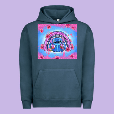 Stitch Rainbow Urban Hoodie Designed By Zillion Design Studio