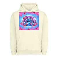 Pigment Pistachio stitch rainbow Urban Hoodie - Zillion Design Studio