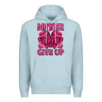 Blue Mist never give up cancer Premium Hoodie - texasbilliewilder