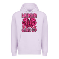 Lilac never give up cancer Premium Hoodie - texasbilliewilder