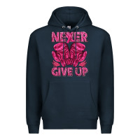Navy never give up cancer Premium Hoodie - texasbilliewilder