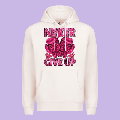 Never Give Up Cancer Premium Hoodie Designed By Texasbilliewilder
