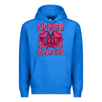 True Royal never give up cancer Premium Hoodie - texasbilliewilder