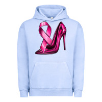 Pigment Grape Ice Breast Cancer Ribbon and Heels Urban Hoodie - texasbilliewilder