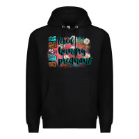 Black super tired super hungry super pregnant Premium Hoodie - Zillion Design Studio
