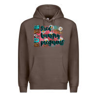 Coffee super tired super hungry super pregnant Premium Hoodie - Zillion Design Studio