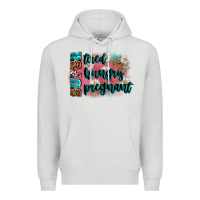Dove Grey super tired super hungry super pregnant Premium Hoodie - Zillion Design Studio