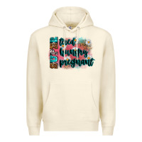 Sandshell super tired super hungry super pregnant Premium Hoodie - Zillion Design Studio