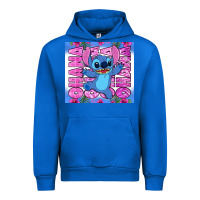 Cobalt stitch ohana Urban Hoodie - Zillion Design Studio