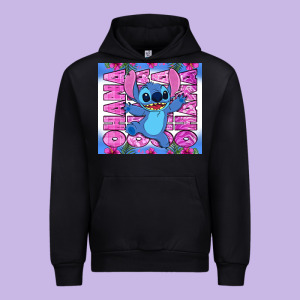 Stitch Ohana Urban Hoodie Designed By Zillion Design Studio