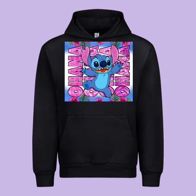 Stitch Ohana Urban Hoodie Designed By Zillion Design Studio
