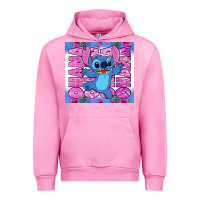 Fuchsia Pink stitch ohana Urban Hoodie - Zillion Design Studio