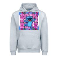 Heather Grey stitch ohana Urban Hoodie - Zillion Design Studio