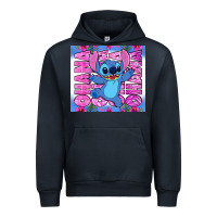 Navy stitch ohana Urban Hoodie - Zillion Design Studio