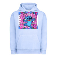 Pigment Grape Ice stitch ohana Urban Hoodie - Zillion Design Studio