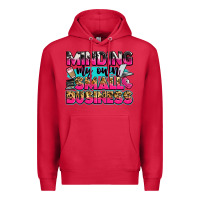 Cardinal minding my own small business Premium Hoodie - Zillion Design Studio