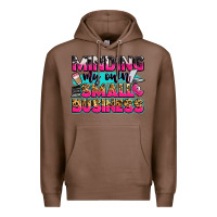 Chestnut minding my own small business Premium Hoodie - Zillion Design Studio