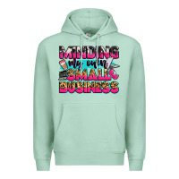 Seafoam minding my own small business Premium Hoodie - Zillion Design Studio