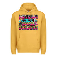 Mustard minding my own small business Premium Hoodie - Zillion Design Studio