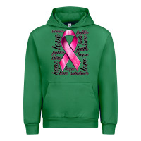 Emerald Breast Cancer Ribbon Hope Love Faith Urban Hoodie - texasbilliewilder