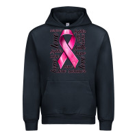 Navy Breast Cancer Ribbon Hope Love Faith Urban Hoodie - texasbilliewilder