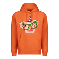 Carrot pig christmas Premium Hoodie - RanaPortraitStore