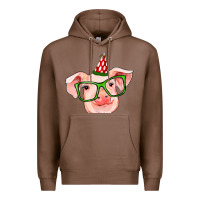 Chestnut pig christmas Premium Hoodie - RanaPortraitStore
