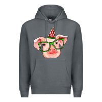 Rock pig christmas Premium Hoodie - RanaPortraitStore