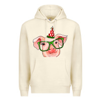 Sandshell pig christmas Premium Hoodie - RanaPortraitStore