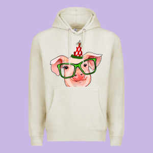 Pig Christmas Premium Hoodie Designed By Ranaportraitstore