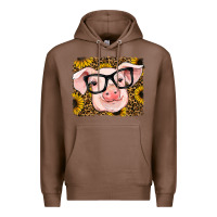 Chestnut sunflowers pig Premium Hoodie - RanaPortraitStore