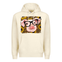 Sandshell sunflowers pig Premium Hoodie - RanaPortraitStore