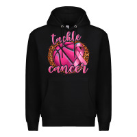 Black tackle cancer basketball Premium Hoodie - texasbilliewilder