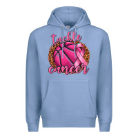 Colony Blue tackle cancer basketball Premium Hoodie - texasbilliewilder