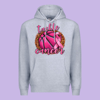 Tackle Cancer Basketball Premium Hoodie Designed By Texasbilliewilder