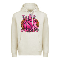 Oatmeal Heather tackle cancer basketball Premium Hoodie - texasbilliewilder