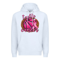 White tackle cancer basketball Premium Hoodie - texasbilliewilder