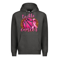 Charcoal Heather tackle cancer basketball Premium Hoodie - texasbilliewilder