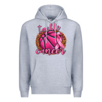 Heather Grey tackle cancer basketball Premium Hoodie - texasbilliewilder