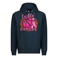 Navy tackle cancer basketball Premium Hoodie - texasbilliewilder