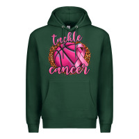 Sports Green tackle cancer basketball Premium Hoodie - texasbilliewilder