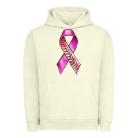 Pigment Pistachio Breast Cancer Ribbon Baseball Urban Hoodie - texasbilliewilder